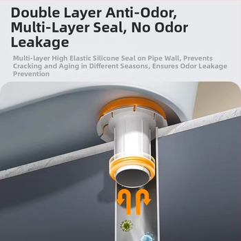 Egyrészes WC-flan tömítőgyűrű, szilikonból, hosszított és vastagodott, univerzális, szagellenálló és szivárgásmentes