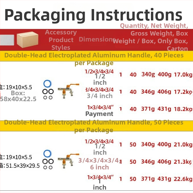 Robinet pentru mașina de spălat, dublă ieșire, filet, alamă, cu miez din cupru (-20°C până la 80°C)