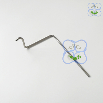 Rozsdamentes acél orvosi cső könyökidom, modell PRO-P-03, átmérő 0,6, falvastagság 0,2 mm