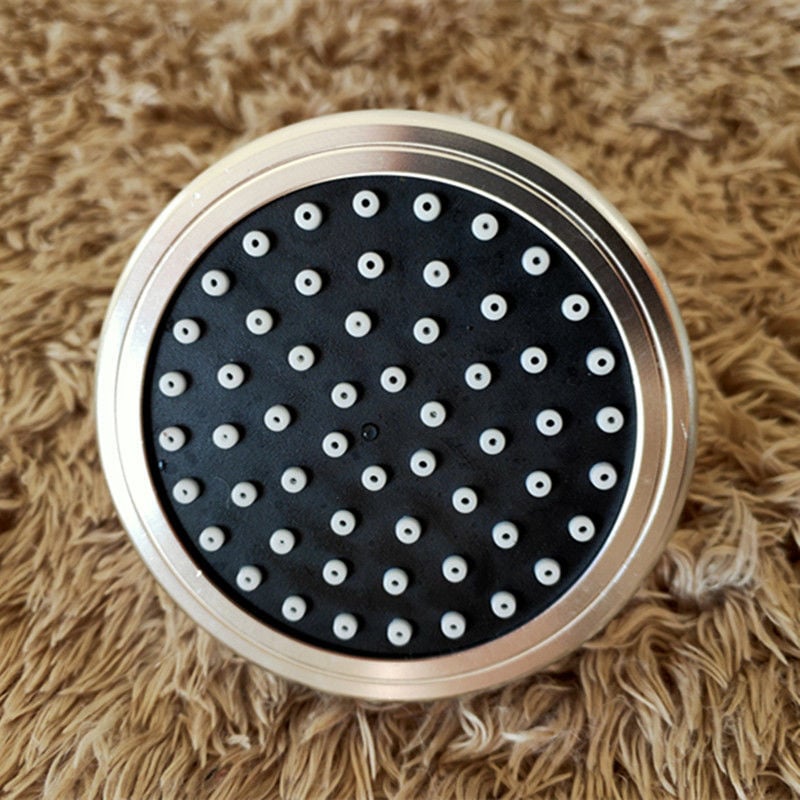 Κεφαλή ντους από ανοξείδωτο χάλυβα 304, τοίχο-εγκατάσταση, λειτουργία βροχής, εξοικονόμηση νερού, ηλεκτροπλατιωμένο φινίρισμα, κινεζικού στυλ