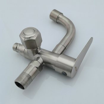 Vanjska bakrena slavina s 1 ulazom i 2 izlaza, dvostruki upravljački sustav, jednoblok dizajn, prilagodljiv