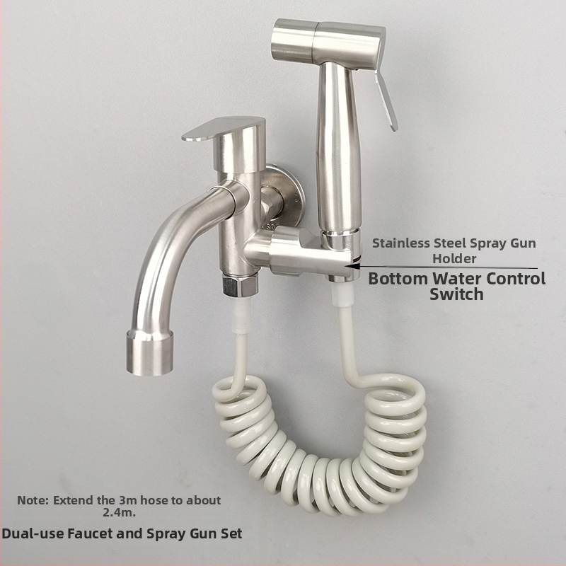 Vonkajší meďný kohút s 1 vstupom a 2 výstupmi, dvojitá regulácia, jednoblokový dizajn, prispôsobiteľný