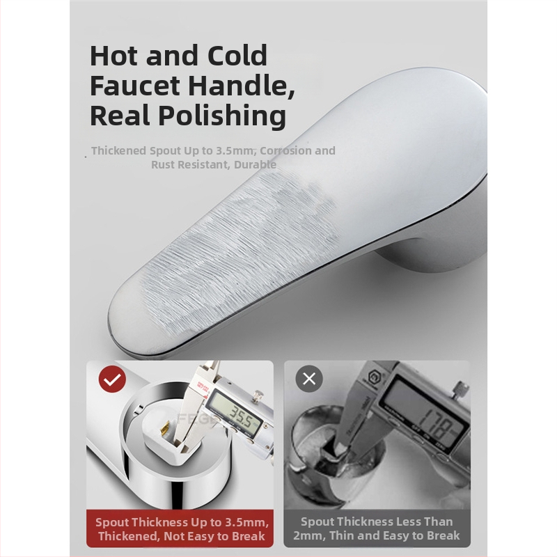 Univerzális keverőmag meleg és hideg vízhez, zuhany- és fürdőcsaphoz, rozsdamentes acél, típus 1, egyszerű szerkezet