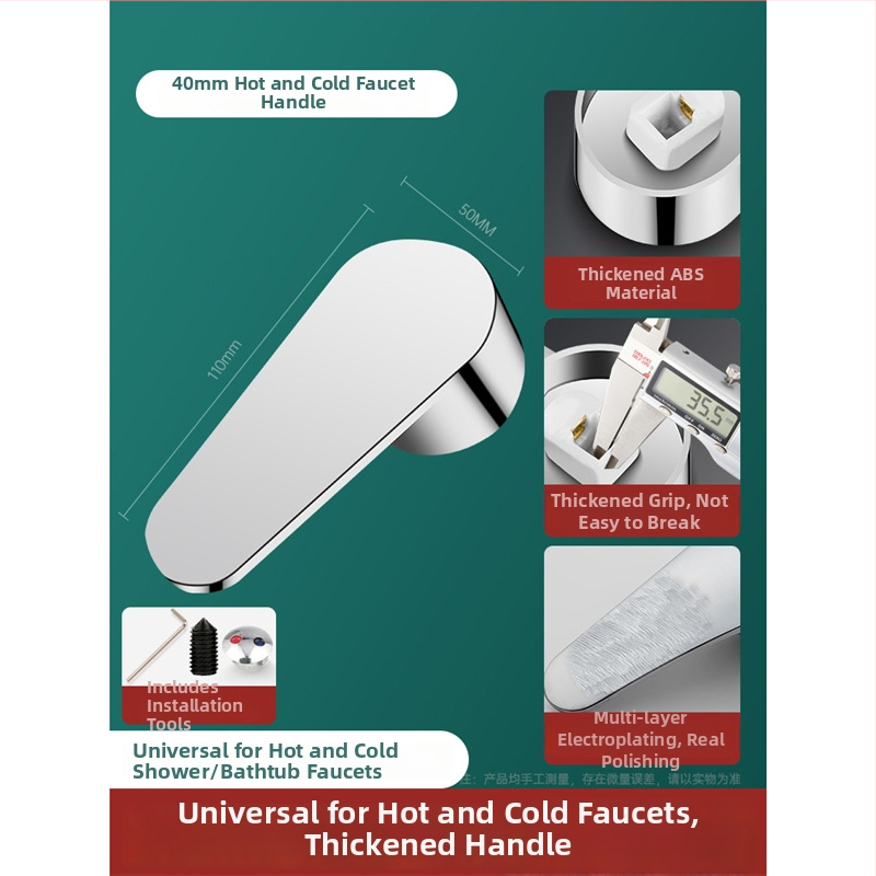 Univerzális keverőmag meleg és hideg vízhez, zuhany- és fürdőcsaphoz, rozsdamentes acél, típus 1, egyszerű szerkezet