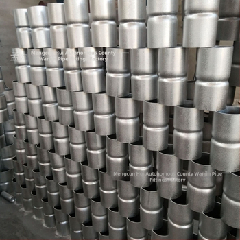 Pozinkovaný uhlový spoj pre potrubie z uhlíkovej ocele, DN80, hrúbka steny 4 mm, hrúbka potrubia 2,5 mm