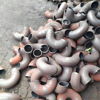 Ohyb potrubia z uhlíkovej ocele, 180°, dlhý polomer, pre zváranie butt