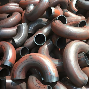 Ohyb potrubia z uhlíkovej ocele, 180°, dlhý polomer, pre zváranie butt