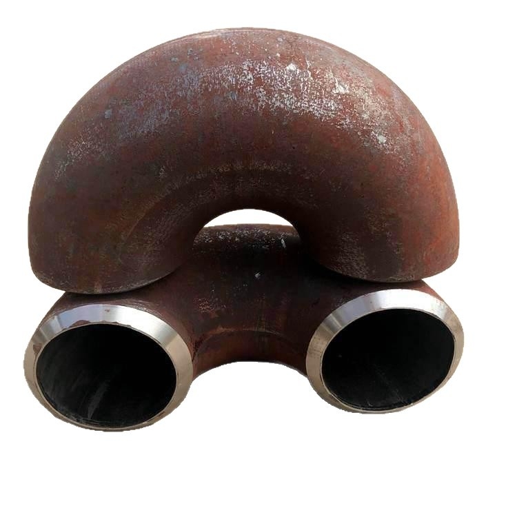 Ohyb potrubia z uhlíkovej ocele, 180°, dlhý polomer, pre zváranie butt