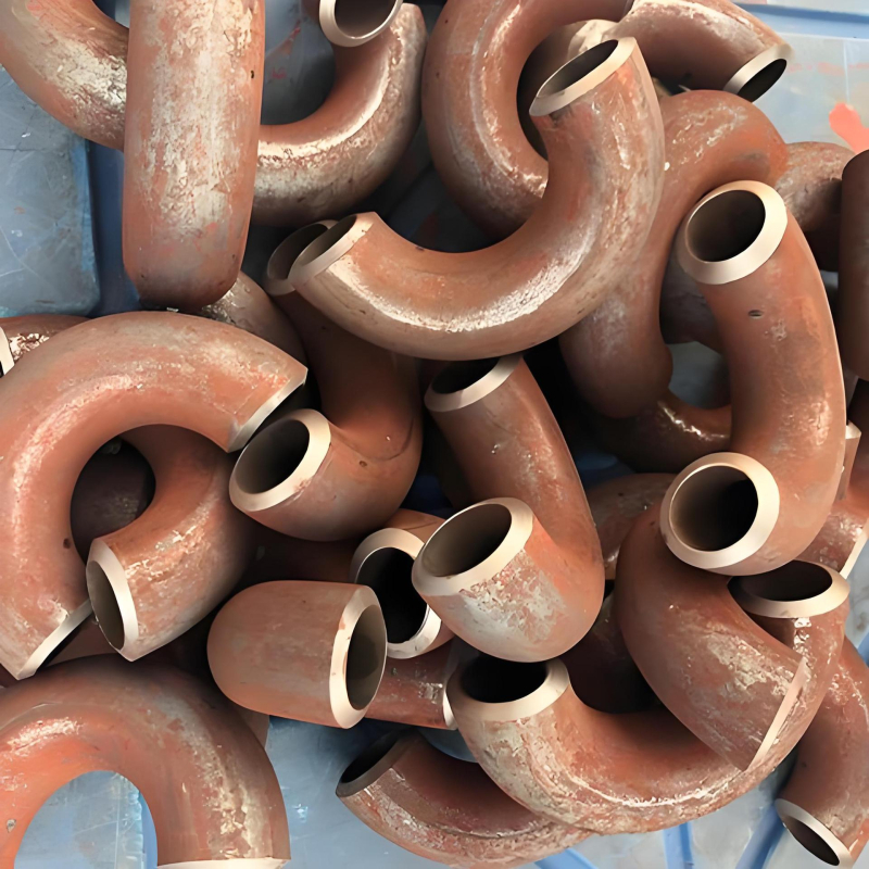 Ohyb potrubia z uhlíkovej ocele, 180°, dlhý polomer, pre zváranie butt