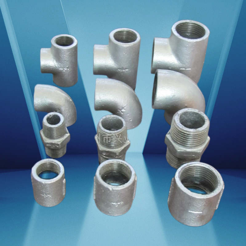 Malleable Iron Tee, Threaded, Corrosion-Resistant, Model 90, ISO 9001