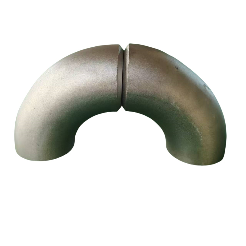 Kut cijevi od ugljičnog čelika, štancani, 45°/90°, veliki promjer, debeli zid