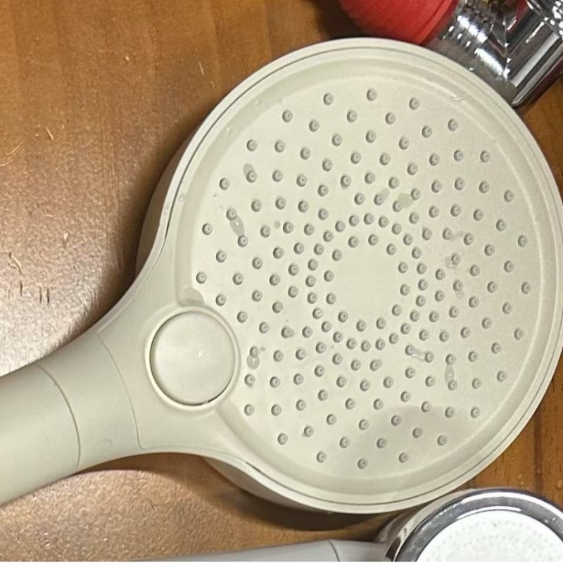 Κεφαλή ντους, ABS, τοίχο-εγκατάσταση, στρογγυλό σχήμα, ηλεκτροπλατιωμένο φινίρισμα, 3 λειτουργίες: ψεκασμός, μασάζ, βροχή