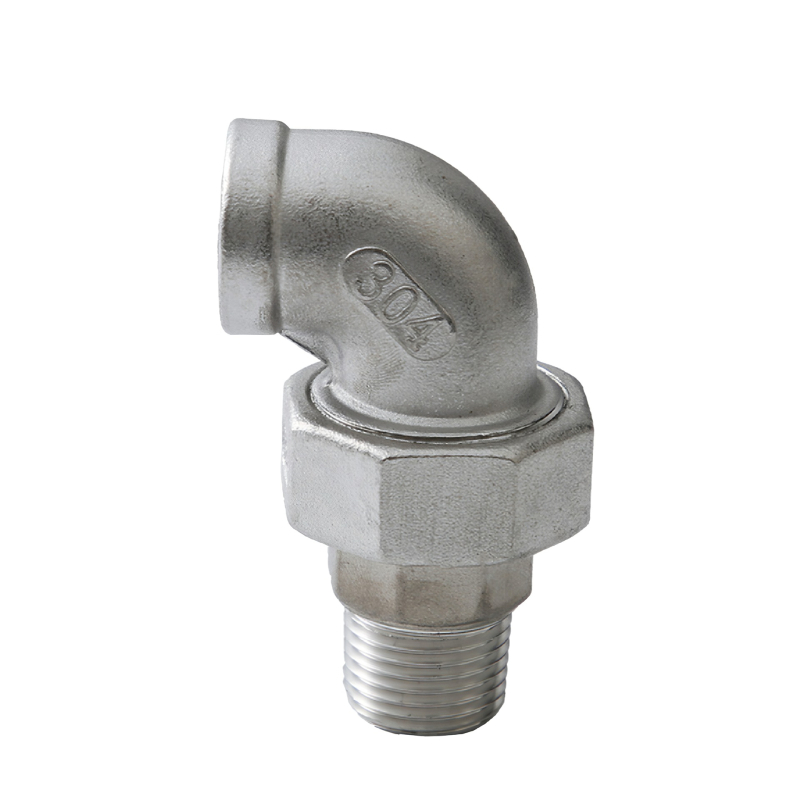 Uholový spoj z nehrdzavejúcej ocele 304 so vnútorným a vonkajším závitom, vysokotlakový, Kang Yang