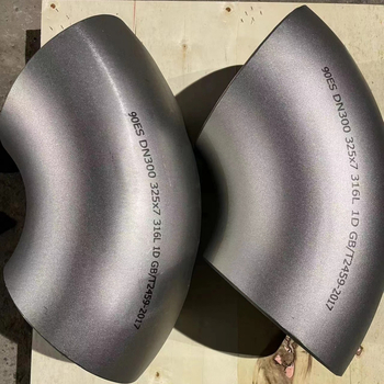 Ъглов фитинг за тръби от неръждаема стомана, DN15–DN600, дебелина на стената 3–10 мм, високо налягане, стандарт GB/T2459-2017