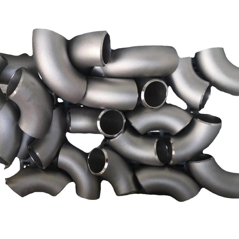 Ъглов фитинг за тръби от неръждаема стомана, DN15–DN600, дебелина на стената 3–10 мм, високо налягане, стандарт GB/T2459-2017