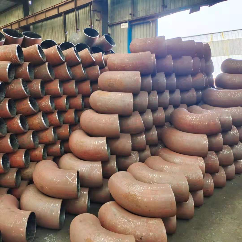 Bezšvové zvárané koleno 90°, uhlíková oceľ, GB/T12459-2017, zváranie, prémiová trieda