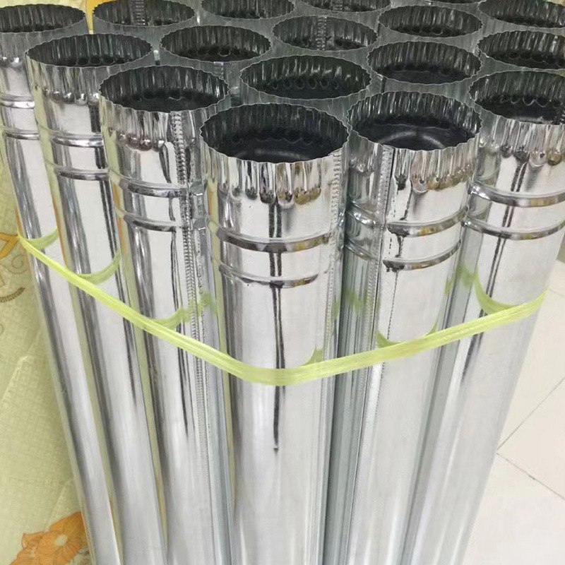 Uhlová výfuková rúra pre komín, hrubá železná platňa, vysokotlaková odolnosť, rôzne priemery