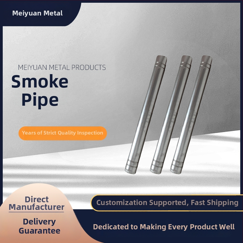 Uhlová výfuková rúra pre komín, hrubá železná platňa, vysokotlaková odolnosť, rôzne priemery