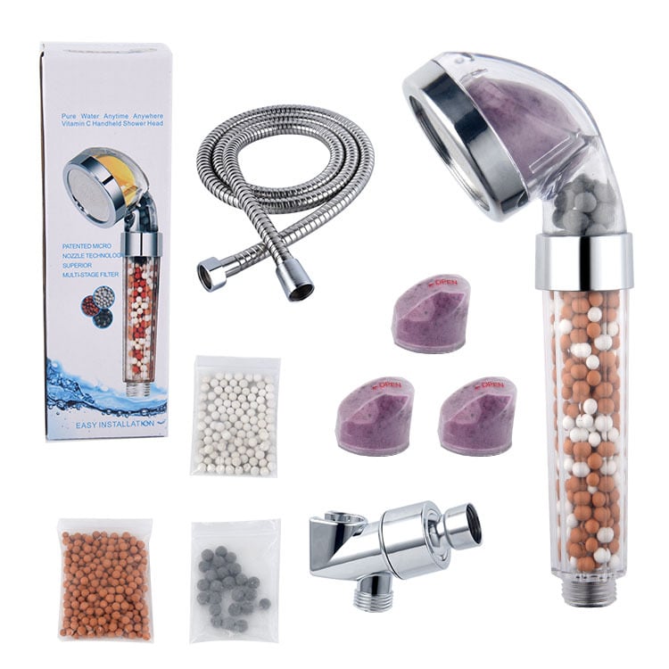 Κεφαλή ντους με αρωματοθεραπεία – λειτουργία βροχής, ABS, εγκατάσταση με βίδες, 0–90°C, 0–6 MPa