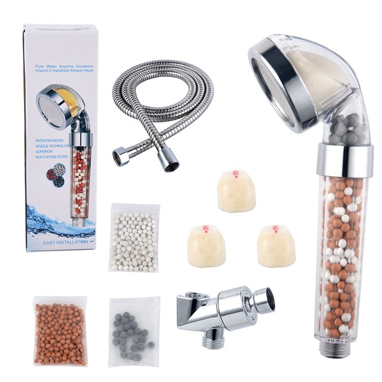 Κεφαλή ντους με αρωματοθεραπεία – λειτουργία βροχής, ABS, εγκατάσταση με βίδες, 0–90°C, 0–6 MPa