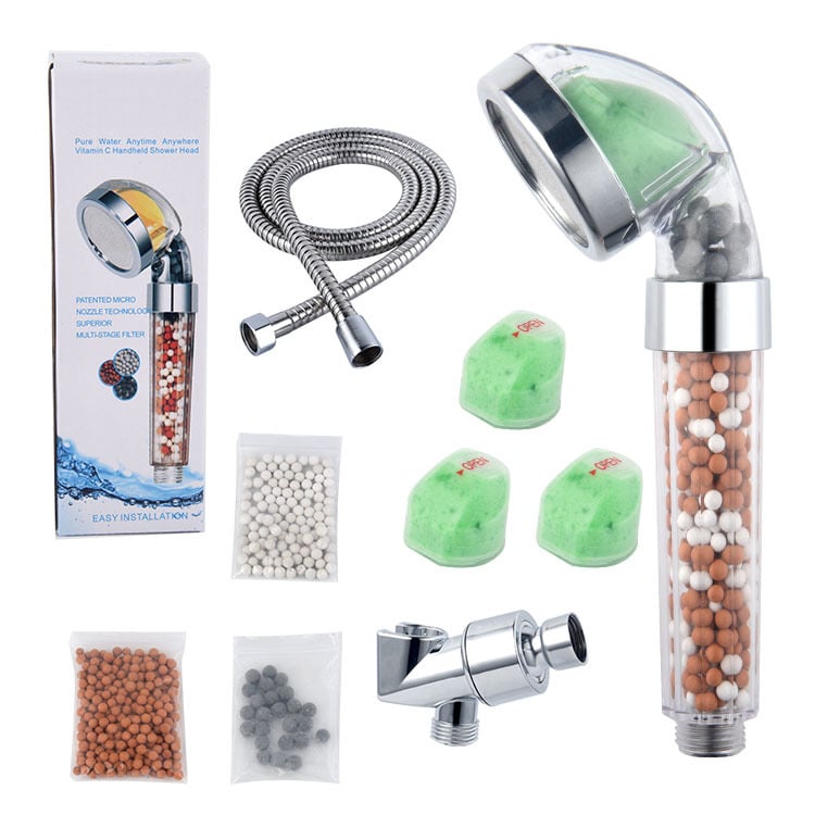 Κεφαλή ντους με αρωματοθεραπεία – λειτουργία βροχής, ABS, εγκατάσταση με βίδες, 0–90°C, 0–6 MPa