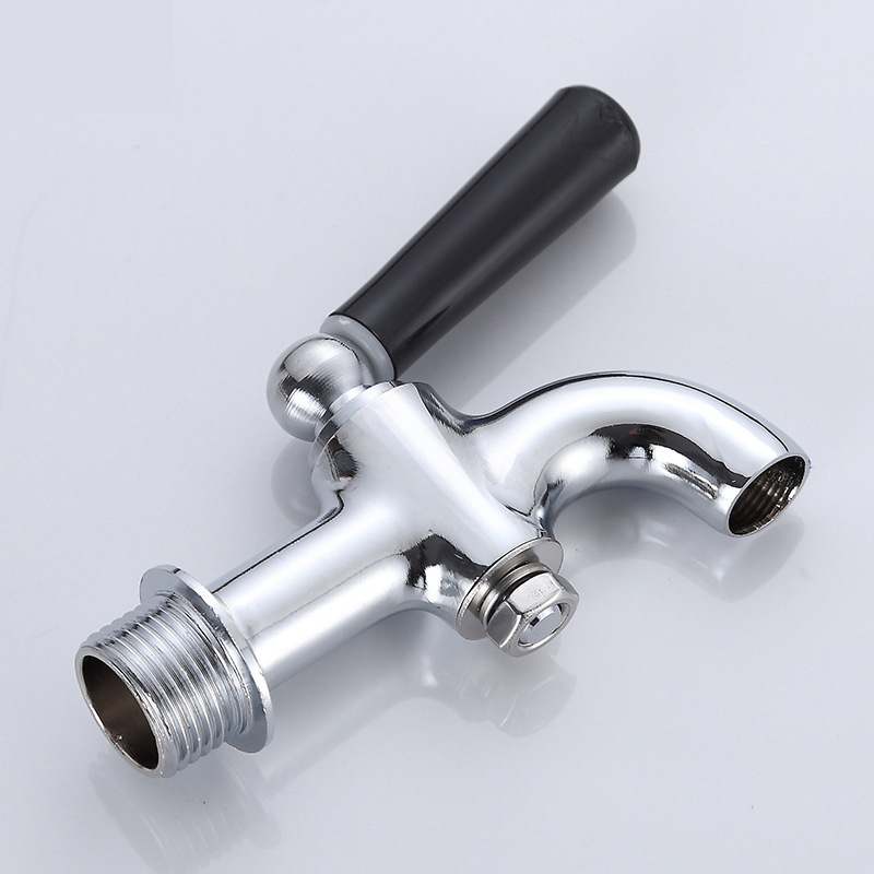 Bakreni izolirani vodovodni ventil za komercijalne električne bojlere, jednoputni hladni poluautomatski slavina, spiralna ugradnja, radna temperatura -10 do 90°C, bakreni ventil