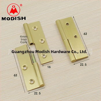 Otpornu mesinganu šarku za vrata ormarića s završnim zlatnim premazom