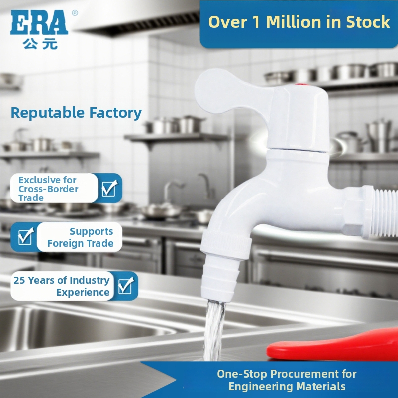 PVC vodovodný kohútik pre potrubie - plastový, model 20, stupeň 1