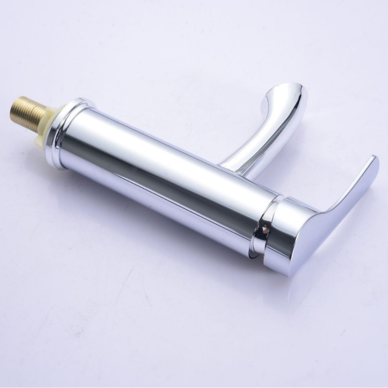 Nehrđajući čelični miješalac za umivaonik, model 24003, keramički kartridž, 0–80°C, 1.5 MPa