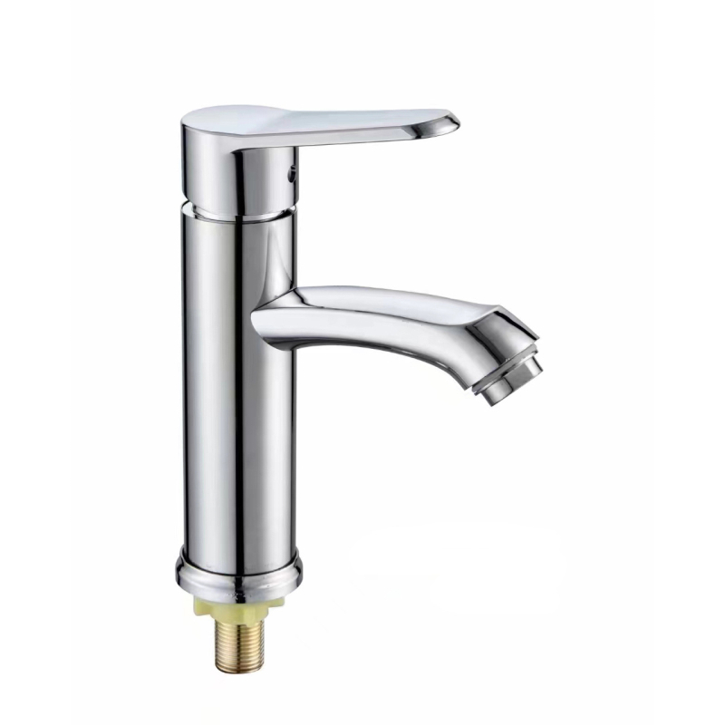 Nehrđajući čelični miješalac za umivaonik, model 24003, keramički kartridž, 0–80°C, 1.5 MPa