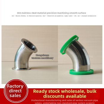 KF 45° inox koljeno s prirubnicom KF16 KF-25, model 020