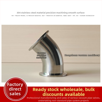 KF 45° inox koljeno s prirubnicom KF16 KF-25, model 020