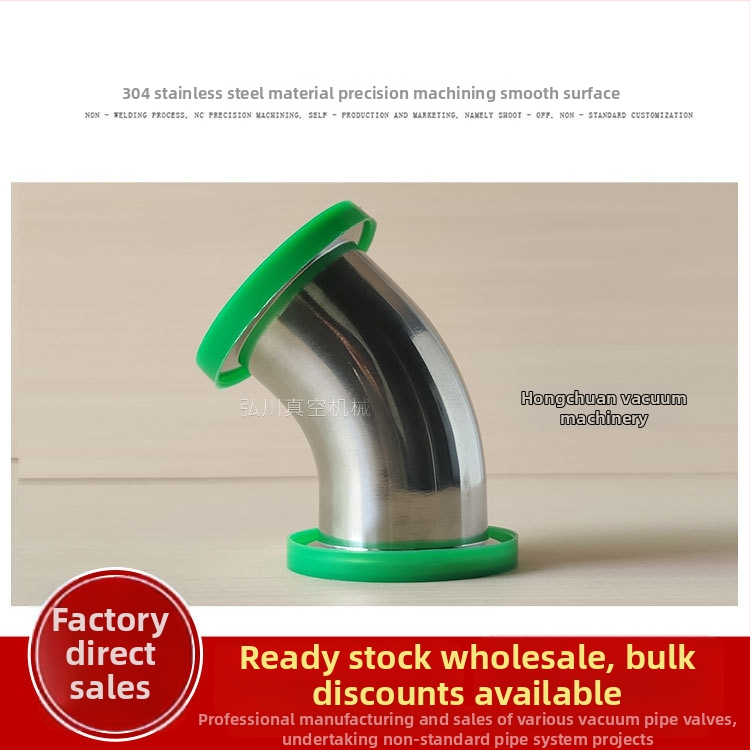 KF 45° inox koljeno s prirubnicom KF16 KF-25, model 020