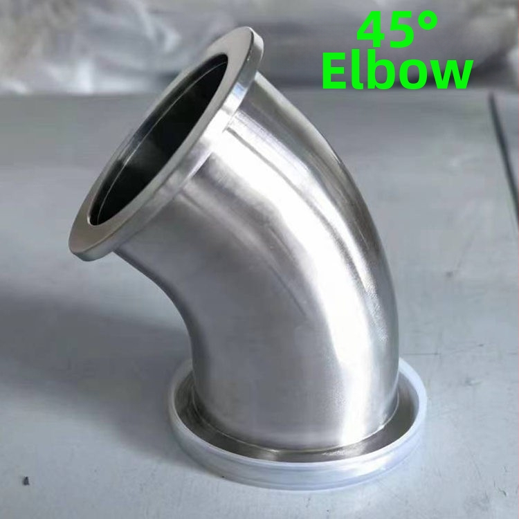 KF 45° inox koljeno s prirubnicom KF16 KF-25, model 020