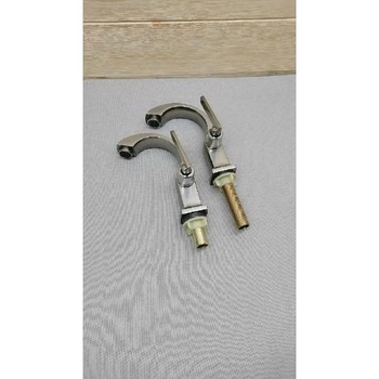 Robinet chiuvetă baie, cu o singură gaură, apă rece, oțel inoxidabil, cartuș ceramic, finisaj periat, CE certificat UE