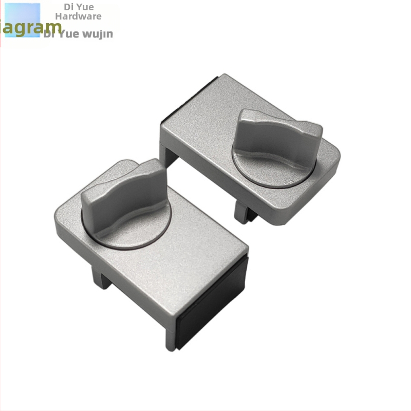 DY-CS01 Zámok na okno zo zinkového zliatiny, bezkľúčové otáčanie, ochrana proti krádeži, inštalácia bez nástrojov