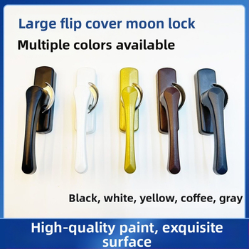 Polmesiacová zámka LG-2004 | zinková zliatina | pre dvere a okná | moderný a jednoduchý štýl