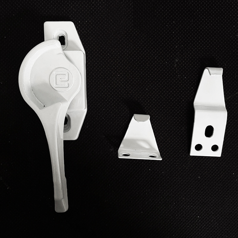 Polumjesečasta zaključavka za aluminijske klizne vrata i prozore — Model: 001, Vrsta: Drugo, Materijal: Aluminijeva legura