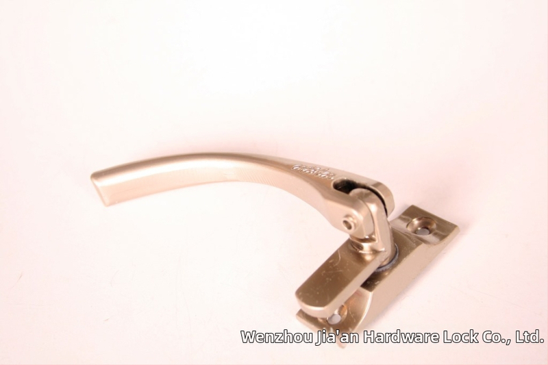 Polmesiacová zámka od Jia'an Hardware – pre okná a dvere, zinková zliatina, model New Window Buckle, moderný jednoduchý štýl