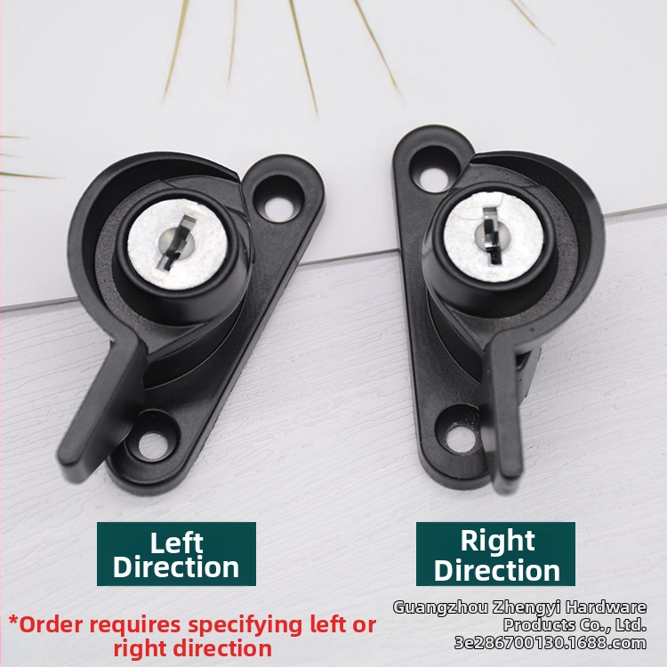 Polmesiacová zámka s kľúčom — Model 04, Zinková zliatina, Značka Right, Moderný minimalizmus