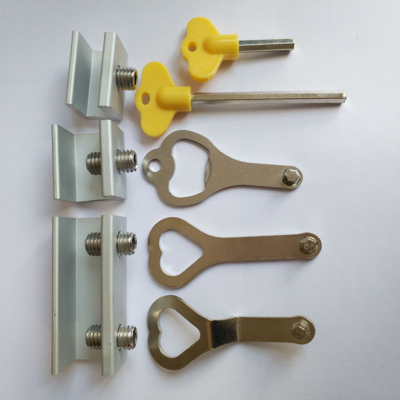 Ograničivač prozora s mrežom od aluminijske legure, model 1235, materijal: aluminijska legura, stil: moderni minimalizam