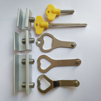 Katanac za prozor od aluminijske legure za klizne prozore – Cloud Tiger, montaža s jednim ili dvama otvorima, moderni minimalistički stil