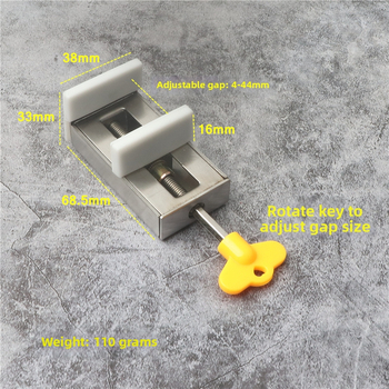 Katanac za prozor (Model Yc-window limiter; Nehrđajući čelik; Za klizne prozore i vrata; Moderan minimalistički stil)