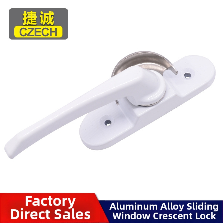 Polmesiacová zámka MGJ-868, hliníková zliatina, značka Sincerity, pre hliníkové posuvné dvere a okná, moderný jednoduchý štýl