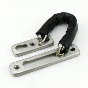 Lanț pentru ușă anti-furt Gu Rui, din oțel inoxidabil, acoperit cu material textil, pentru hoteluri, stil modern minimalist