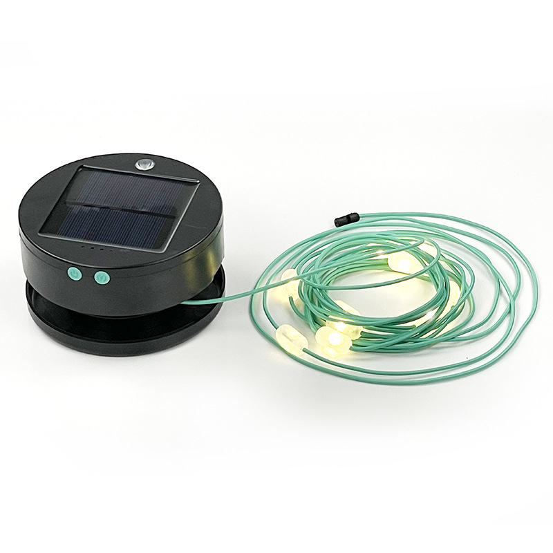 Lampă LED pentru camping, alimentată cu energie solară, întrerupător cu cheie