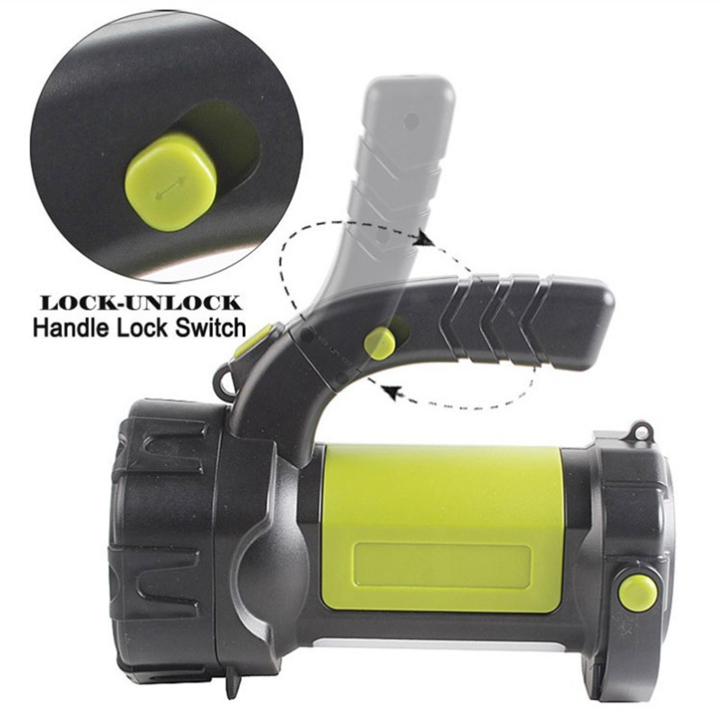 LED kamping svjetlo s ugrađeno baterijom, USB punjivo, prijenosno 10W vanjsko svjetlo