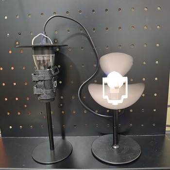 Lanternă camping LED, încărcabilă, 5V, 6W, întrerupător cu buton