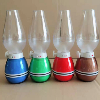Blowing Lamp – Lampă de camping controlată vocal, LED, încărcare USB, 5W, 3.7V, întrerupător cu buton