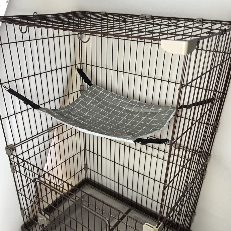 Αιώρα γάτας – ύφασμα; κατάλληλο για γάτες; κατηγορία προϊόντος: αιώρα για κατοικίδια; κατηγορία: φωλιές και κλουβιά κατοικίδιων